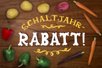 Nur alle vier Jahre: Wir feiern den Extra-Tag mit Schaltjahr-Rabatt!