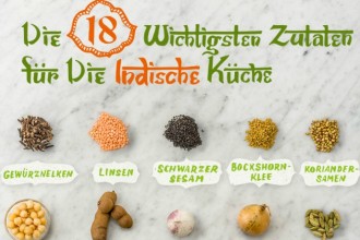 Die 18 wichtigsten Zutaten für die indische Küche