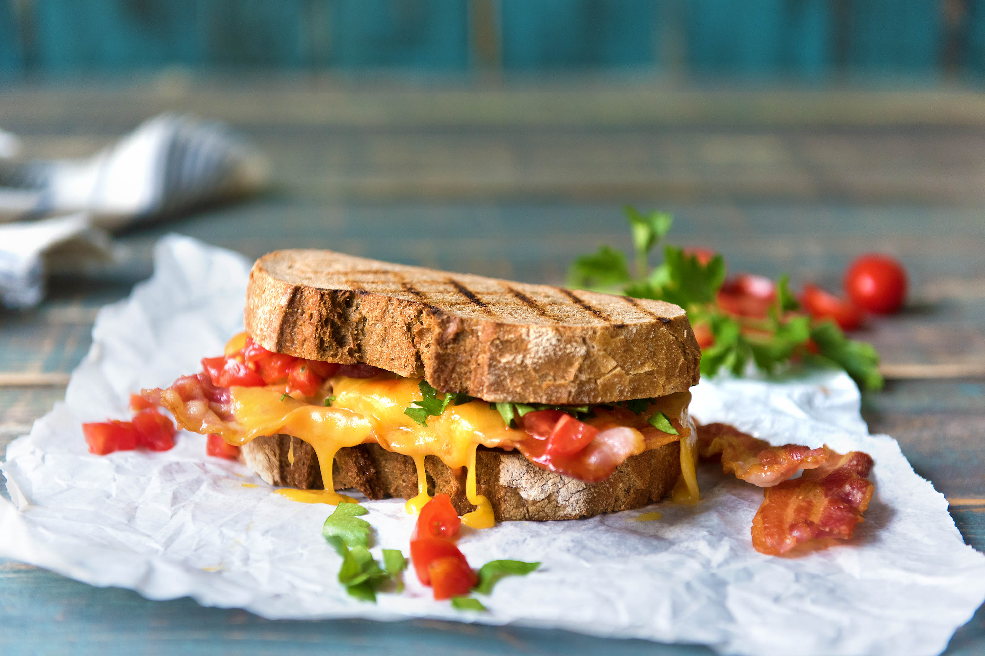 Unsere Tipps für's Katerfrühstück: Gegrilltes Käse-Sandwich